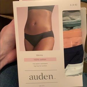 Auden 2 NEW packs underwear sz 5 bikini/hipster